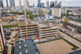 W centrum Warszawy powstaje nowy kompleks biurowy VIBE [FILM + ZDJĘCIA + WIZUALIZACJE]