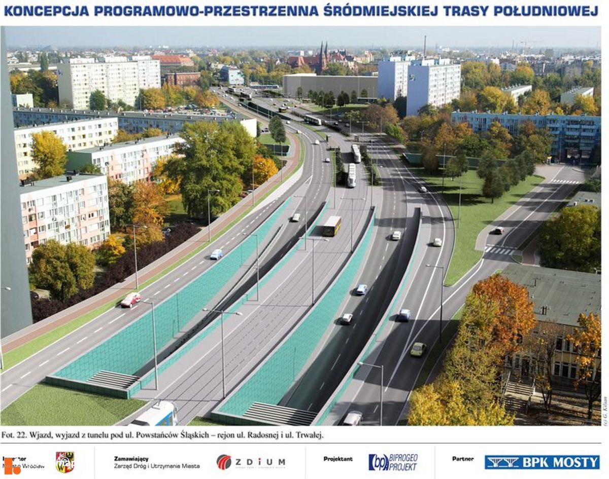 Wizualizacja [Wrocław] Śródmiejska Trasa Południowa dodał Jan Augustynowski
