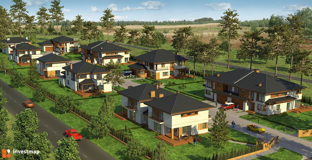 Wizualizacja [Kalinówka] Osiedle domków jednorodzinnych "Zorza Residence" dodał bista 