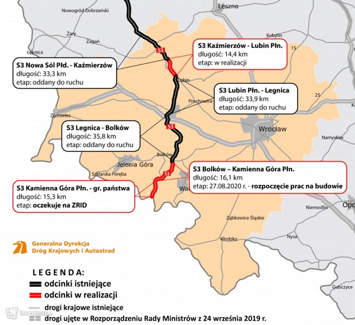 Wizualizacja S3 Bolków – Kamienna Góra dodał Wojciech Jenda