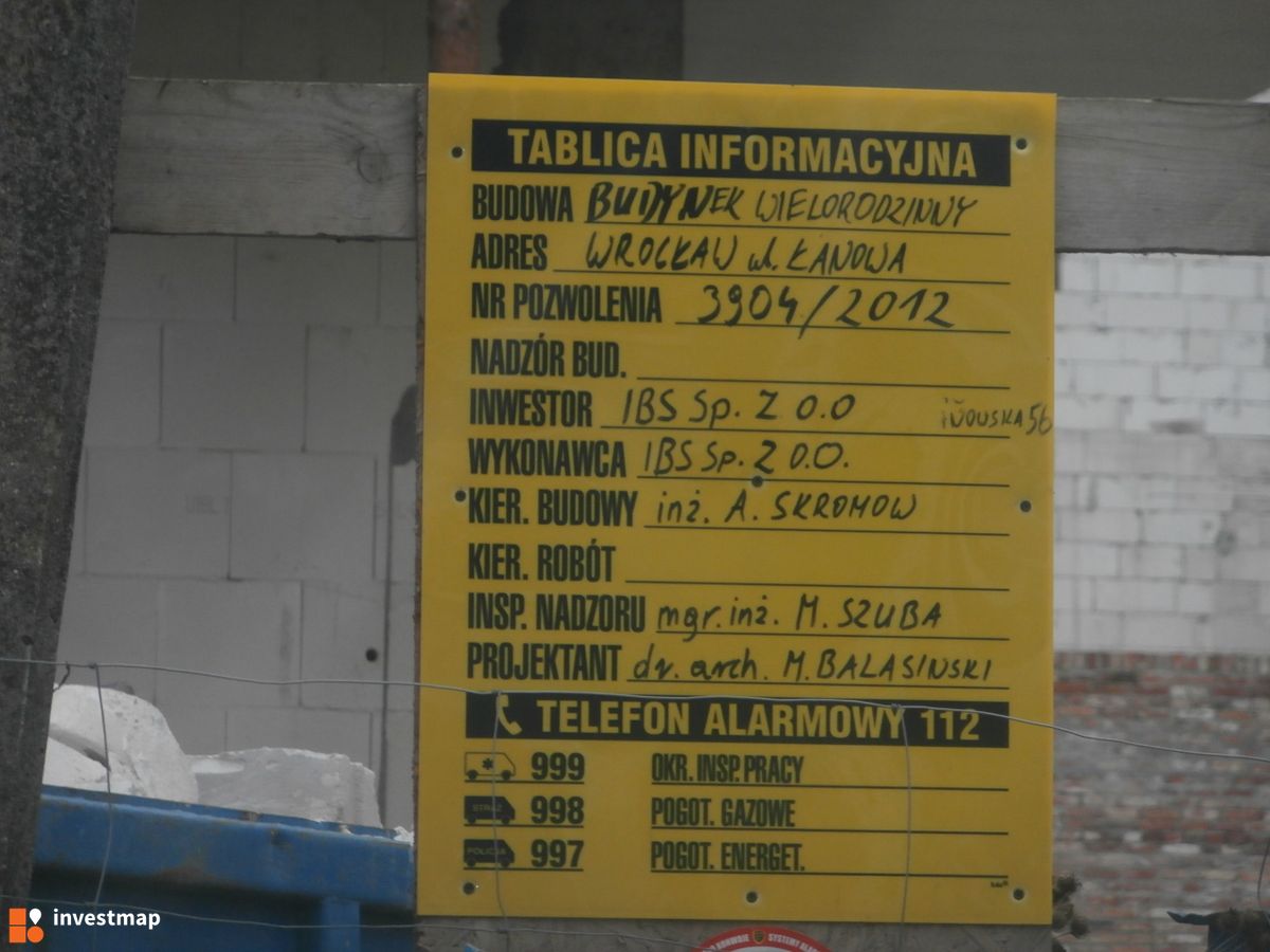 Zdjęcie [Wrocław] Budynek wielorodzinny, ul. Łanowa fot. Jan Augustynowski