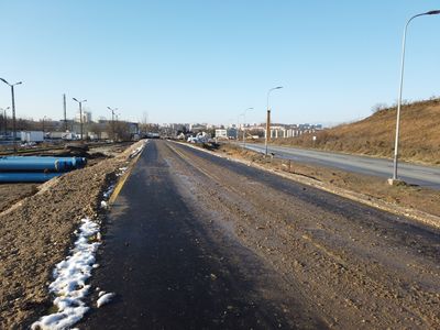 Postępują prace na na budowie Wschodniej Obwodnicy Krakowa, czyli krakowskiego odcinka drogi ekspresowej S7 [ZDJĘCIA]