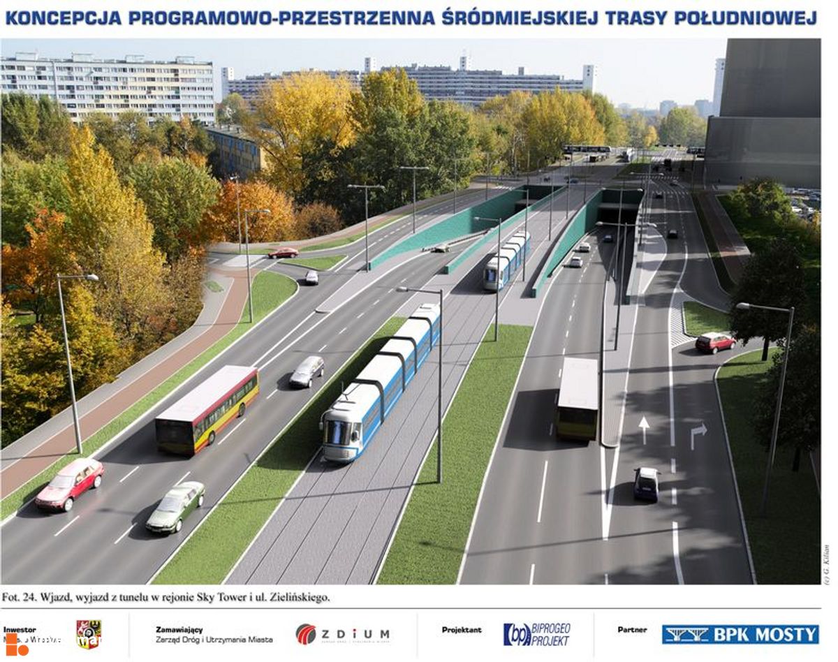 Wizualizacja [Wrocław] Śródmiejska Trasa Południowa dodał Jan Augustynowski