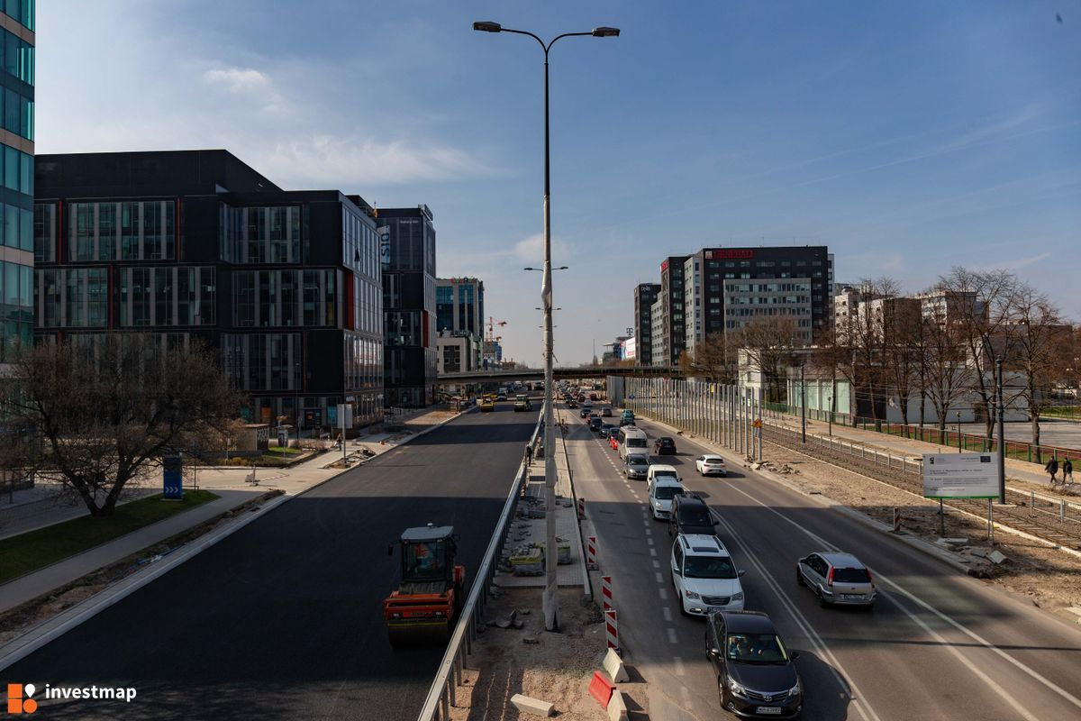 Zdjęcie [Warszawa] Remont ulicy Marynarskiej fot. Jakub Zazula 