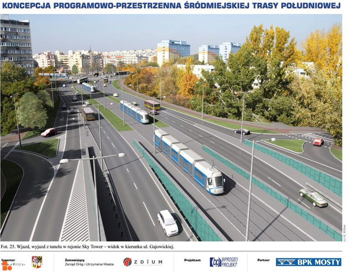Wizualizacja [Wrocław] Śródmiejska Trasa Południowa dodał Jan Augustynowski