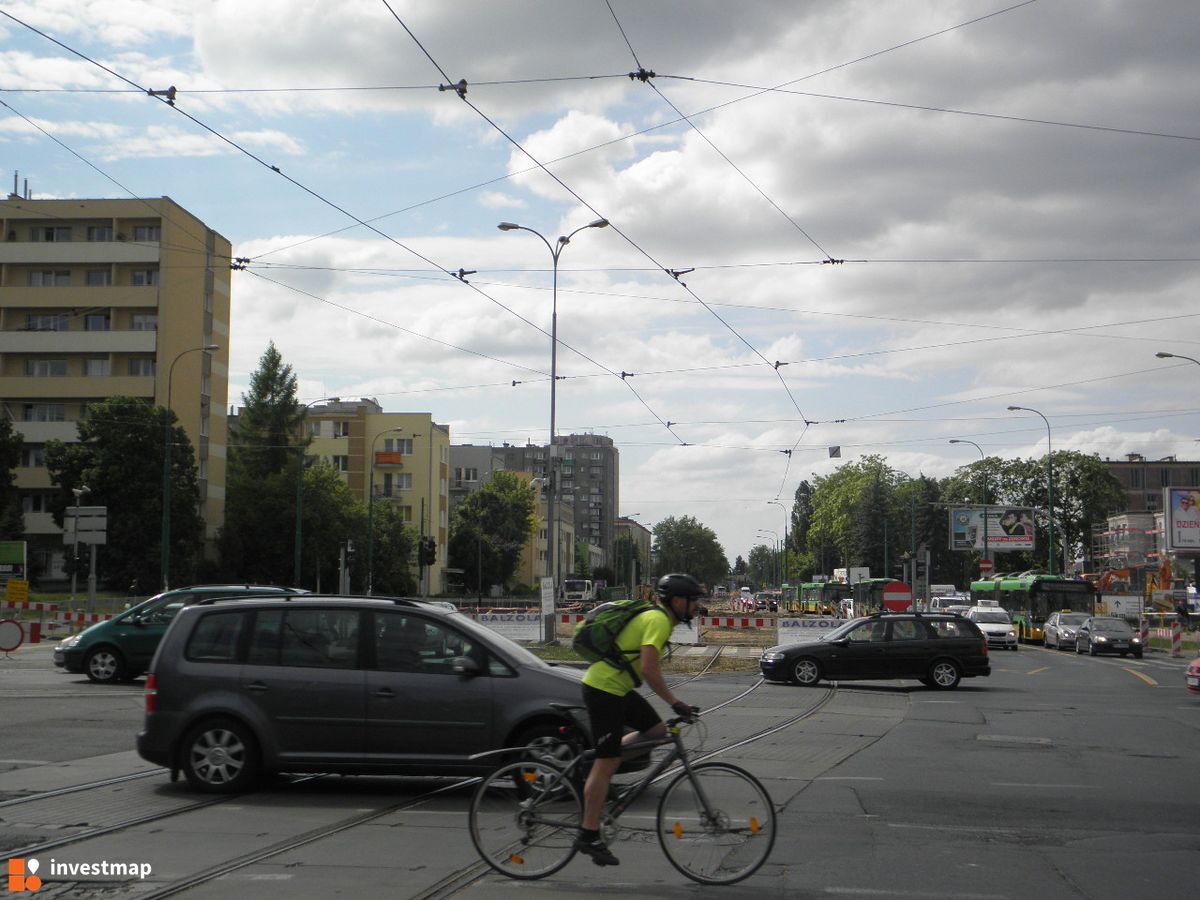 Zdjęcie [Poznań] Ul. Dąbrowskiego (remont odcinka śródmiejskiego) + rynek Jeżycki fot. PieEetrek 