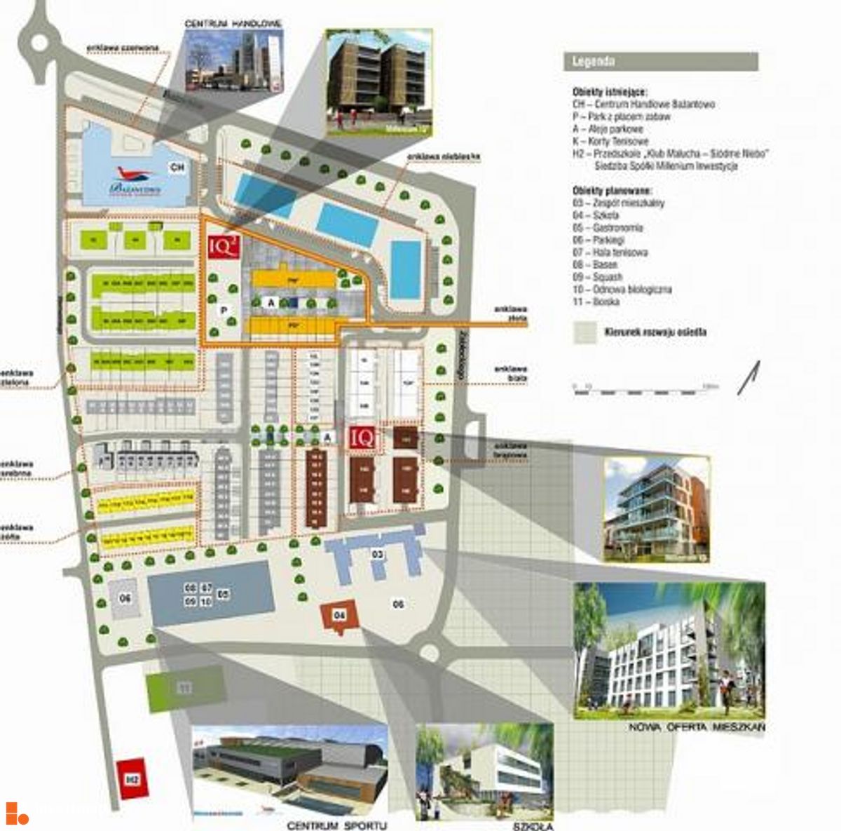 Wizualizacja [Katowice] Osiedle "Bażantów" (Enklawy Zielona, Srebrna, Biała, Złota, Żółta, Brązowa) dodał Lukander 