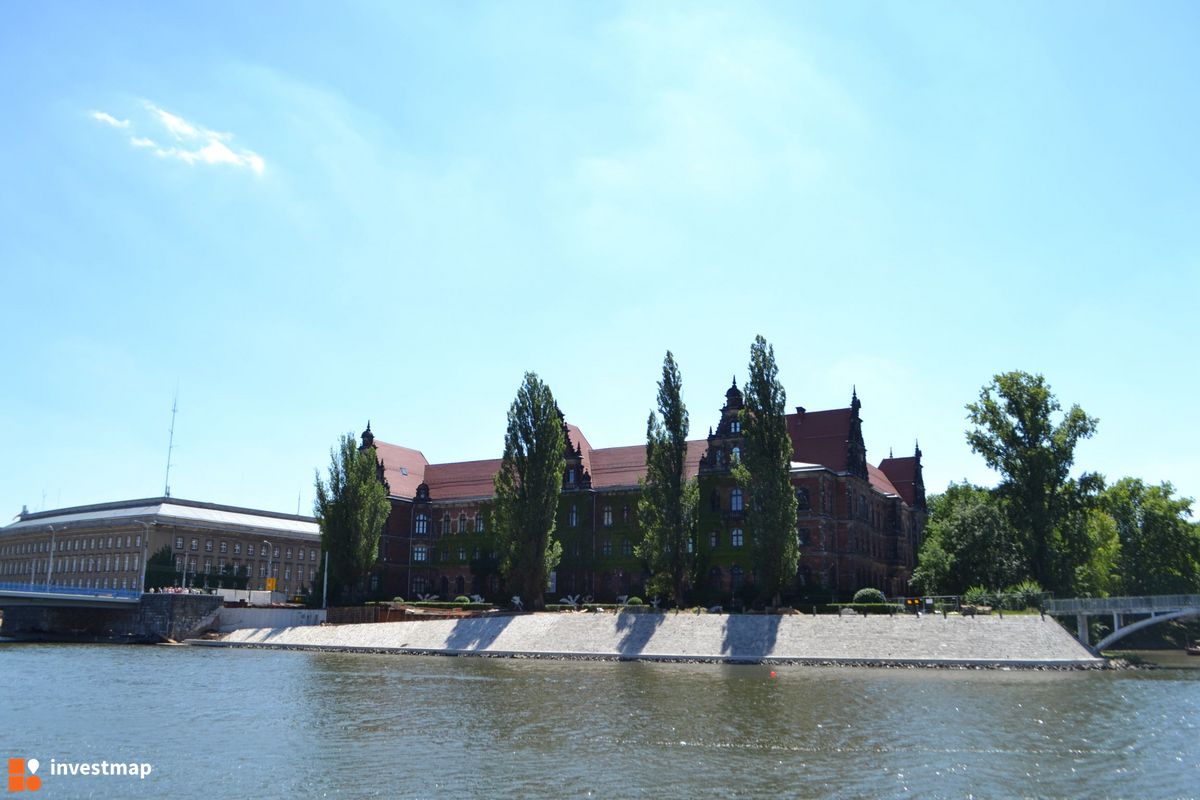 Zdjęcie [Wrocław] Bulwary im. Xawerego Dunikowskiego oraz Marii i Lecha Kaczyńskich (rewitalizacja) fot. Jan Augustynowski