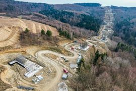 Postępy na budowie S19 Via Carpatia Babica – Jawornik [FILM+ZDJĘCIA]