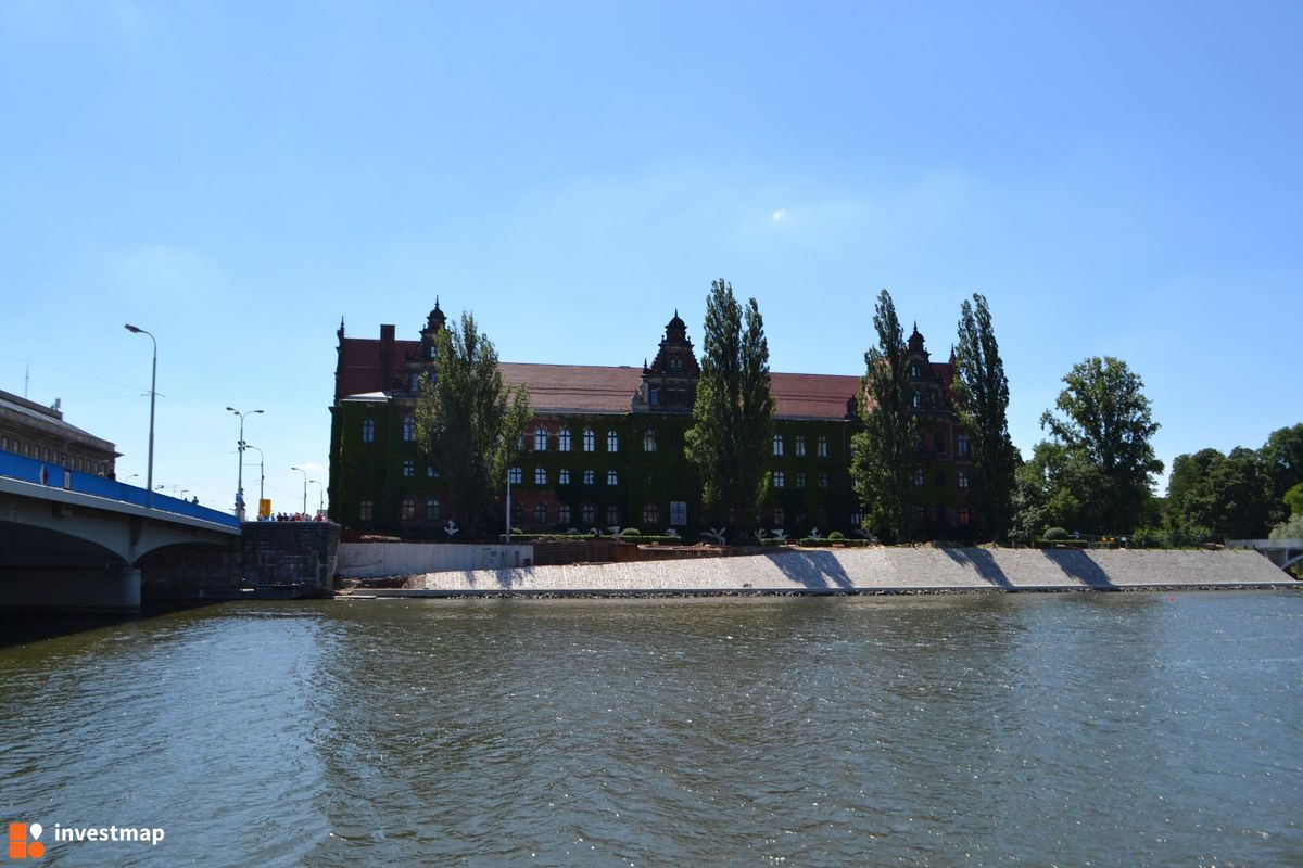 Zdjęcie [Wrocław] Bulwary im. Xawerego Dunikowskiego oraz Marii i Lecha Kaczyńskich (rewitalizacja) fot. Jan Augustynowski