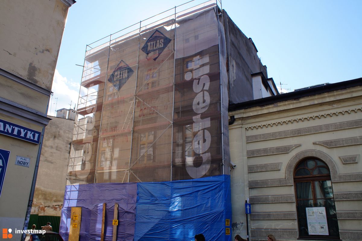 Zdjęcie [Kraków] Remont Kamienicy, Plac Nowy 4 fot. Damian Daraż 