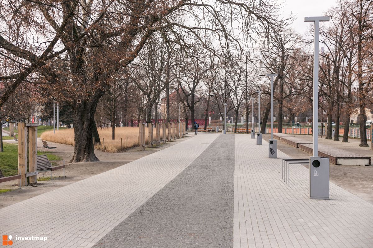 Zdjęcie [Wrocław] Bulwary im. Xawerego Dunikowskiego oraz Marii i Lecha Kaczyńskich (rewitalizacja) 