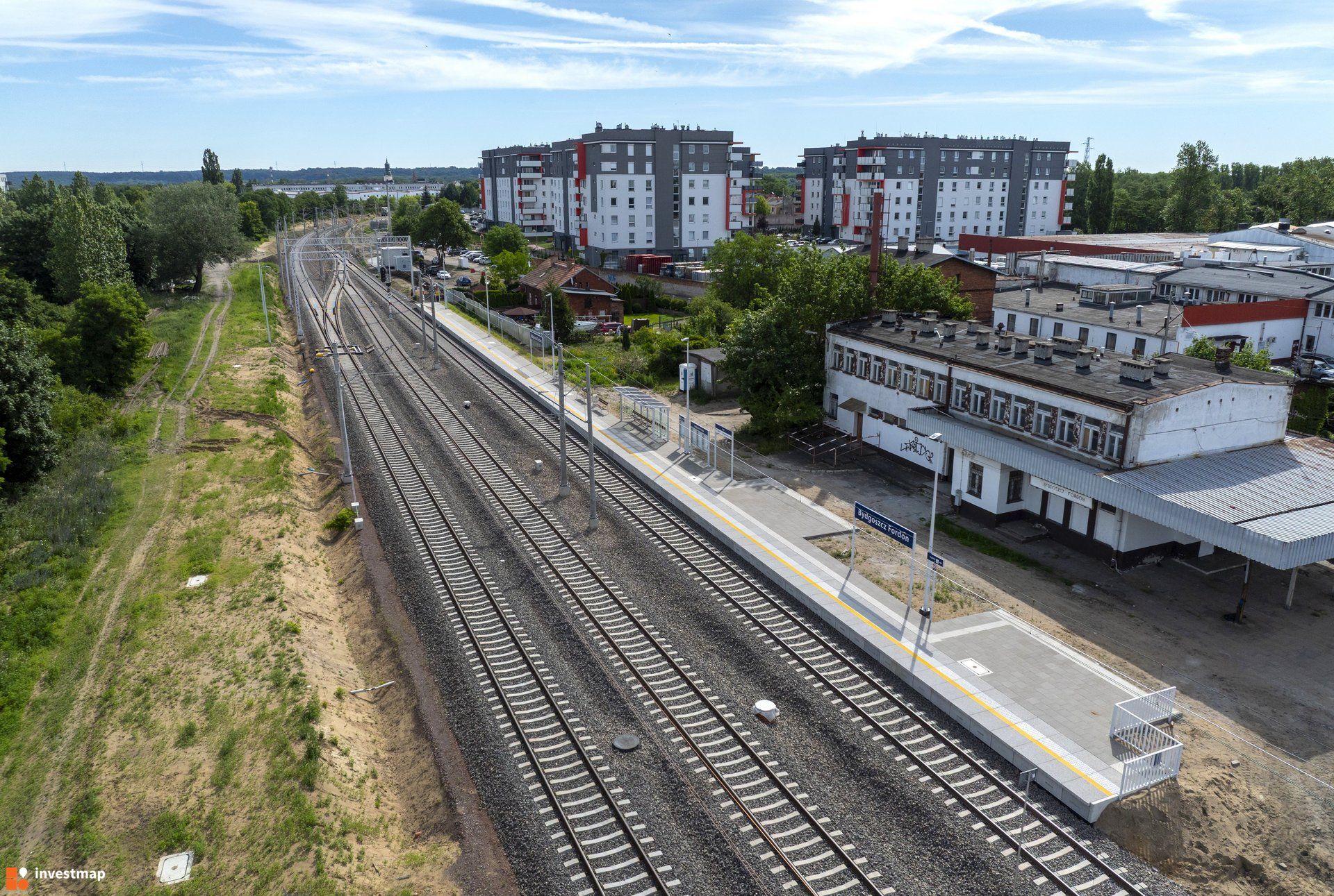 Bydgoszcz Fordon po zmianach. Nowe perony, większa przepustowość i kolejny przystanek na kolejowej trasie 