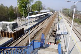 Trwa przebudowa stacji kolejowej Kraków Bieżanów [FILM + ZDJĘCIA]