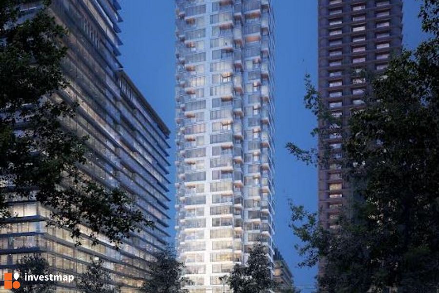 W centrum Warszawy powstanie nowy, 125-metrowy apartamentowiec [WIZUALIZACJE]