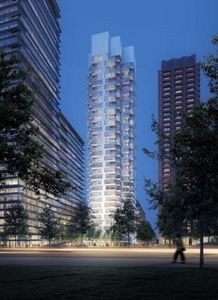 W centrum Warszawy powstanie nowy, 125-metrowy apartamentowiec [WIZUALIZACJE]