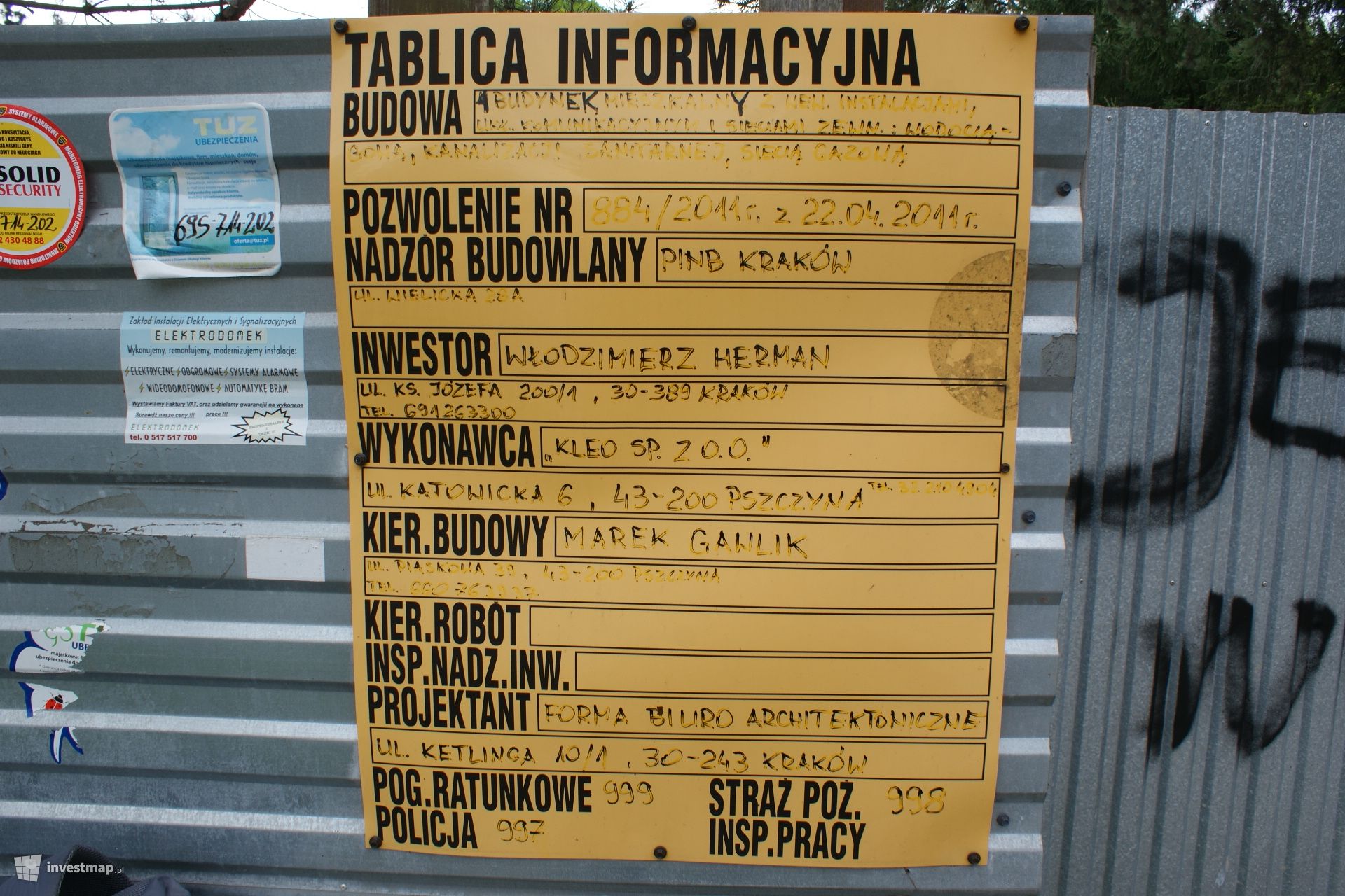 [Kraków] Budynki Mieszkalne Jednorodzinne, Al. Kasztanowa