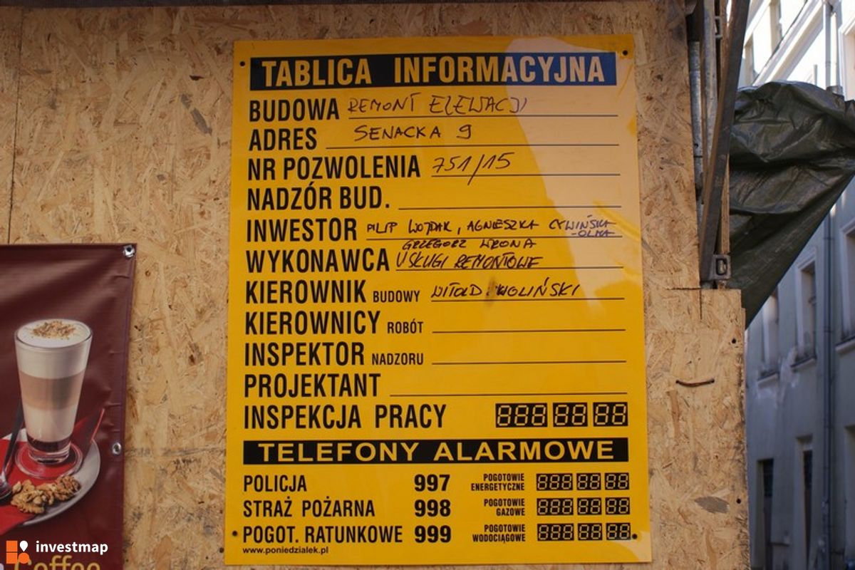 Zdjęcie [Kraków] Remont Kamienicy, ul. Senacka 9 fot. Damian Daraż 