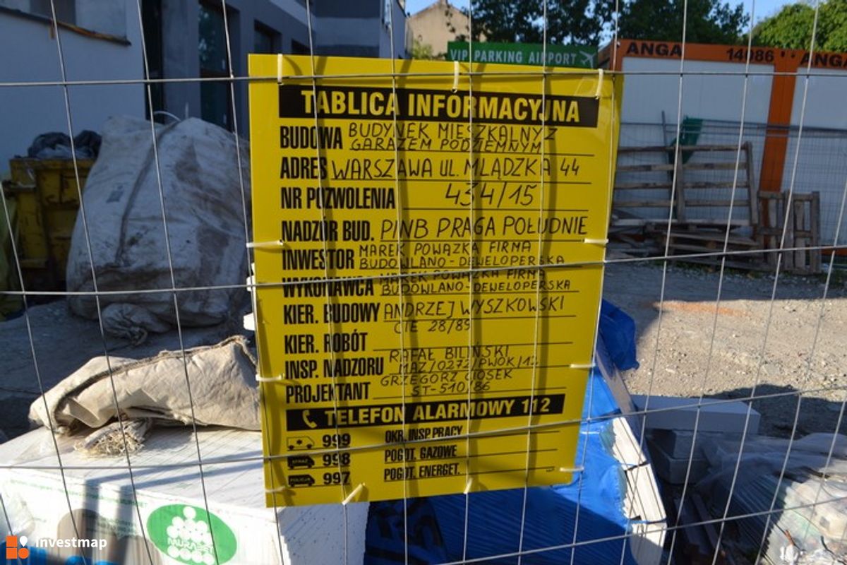 Zdjęcie [Warszawa] Mlądzka 44 fot. Jan Hawełko 