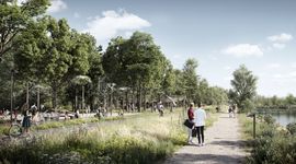 W Warszawie trwa budowa pierwszego parku z dostępem do linii brzegowej [FILM]