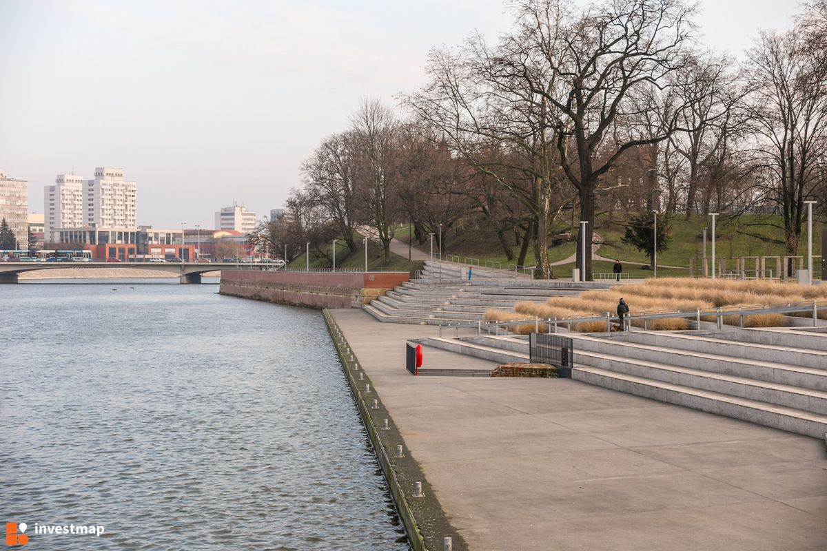 Zdjęcie [Wrocław] Bulwary im. Xawerego Dunikowskiego oraz Marii i Lecha Kaczyńskich (rewitalizacja) 
