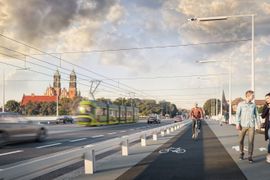 Most Chrobrego w Poznaniu zostanie całkowicie rozebrany i wybudowany na nowo [WIZUALIZACJE]