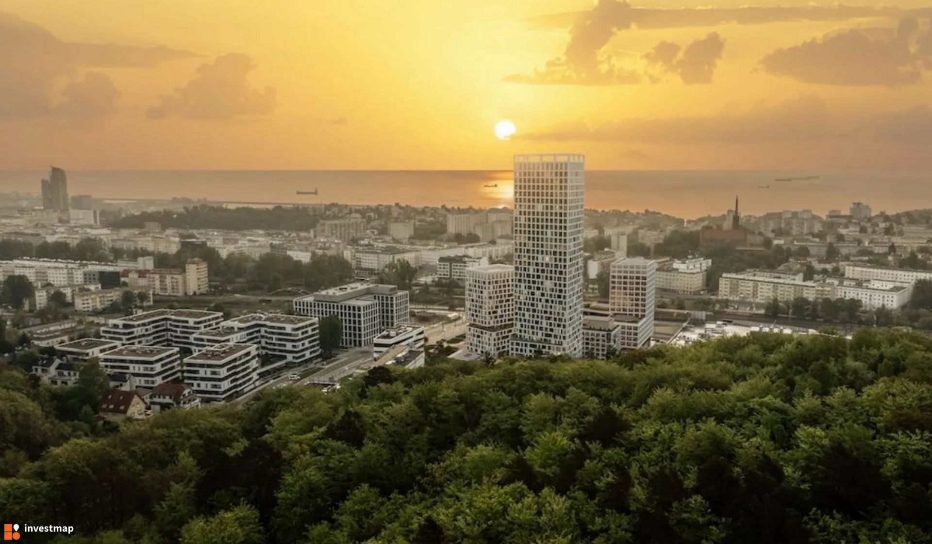W Gdyni trwa budowa SKYCITY ze 120-metrową wieżą 