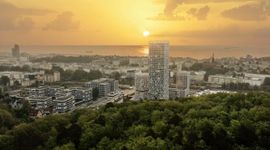 W Gdyni trwa budowa SKYCITY ze 120-metrową wieżą [FILMY+WIZUALIZACJE]