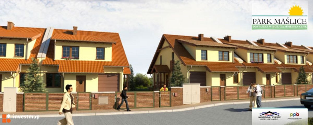 Wizualizacja [Wrocław] Osiedle domów szeregowych "Park Maślice" dodał Jan Hawełko 