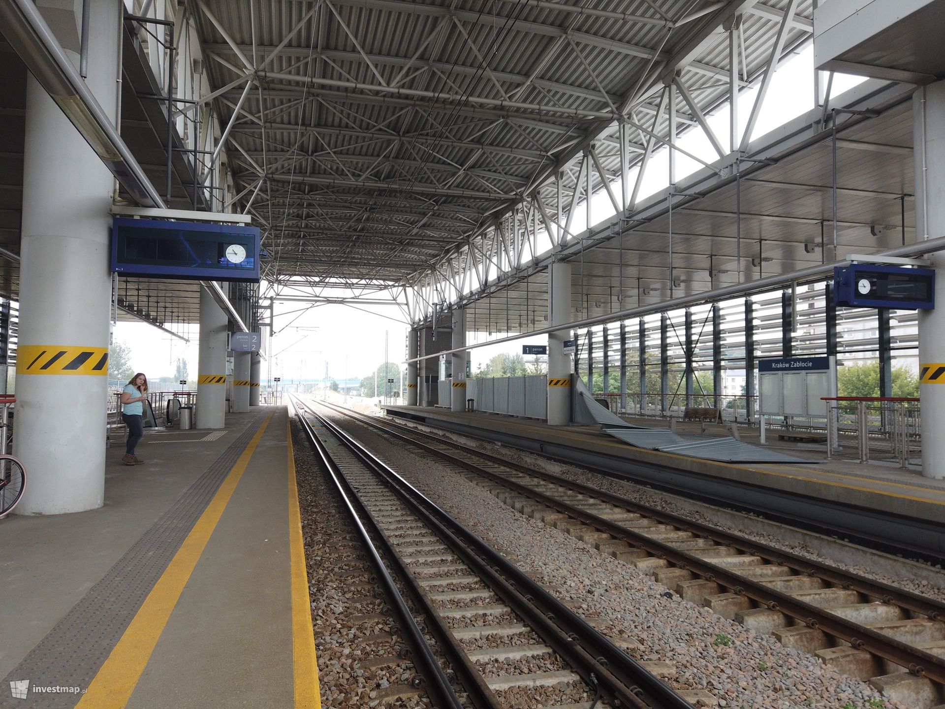 Trwa przebudowa i modernizacja przystanku kolejowego Kraków Zabłocie 