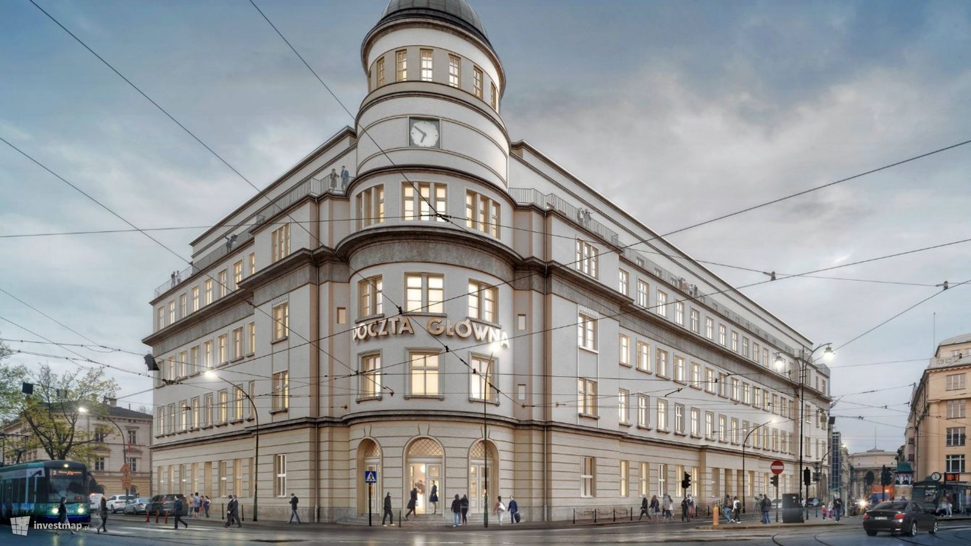 Zabytkowy budynek Poczty Głównej w Krakowie przechodzi rewitalizację. Powstanie w nim hotel 