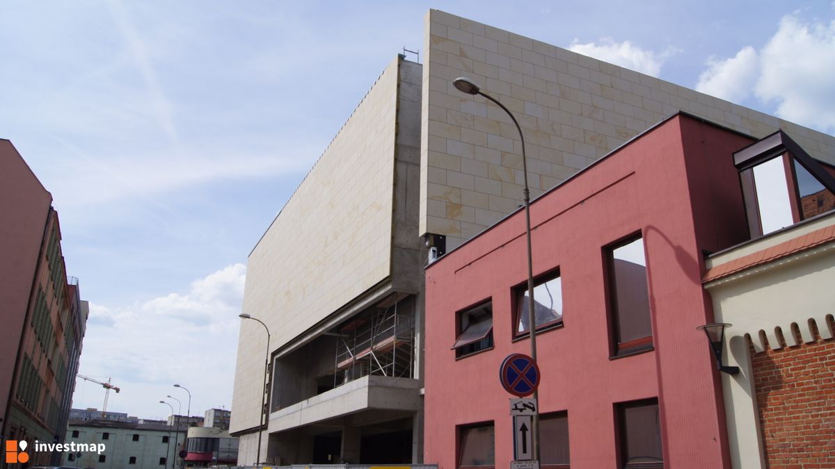 Zdjęcie [Wrocław] Budowa sali koncertowej (budynek E) i remont sal dydaktycznych (budynek D) (Akademia Muzyczna) fot. akcentoffice 