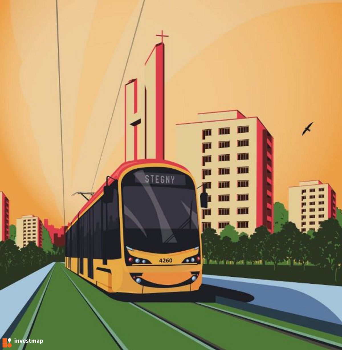 Wizualizacja Linia tramwajowa na Wilanów dodał Orzech 