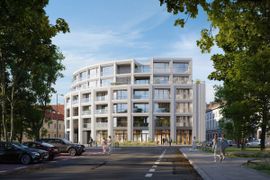 W miejscu dawnego Pasażu Simonsa w Warszawie powstaje luksusowy apartamentowiec [FILM]