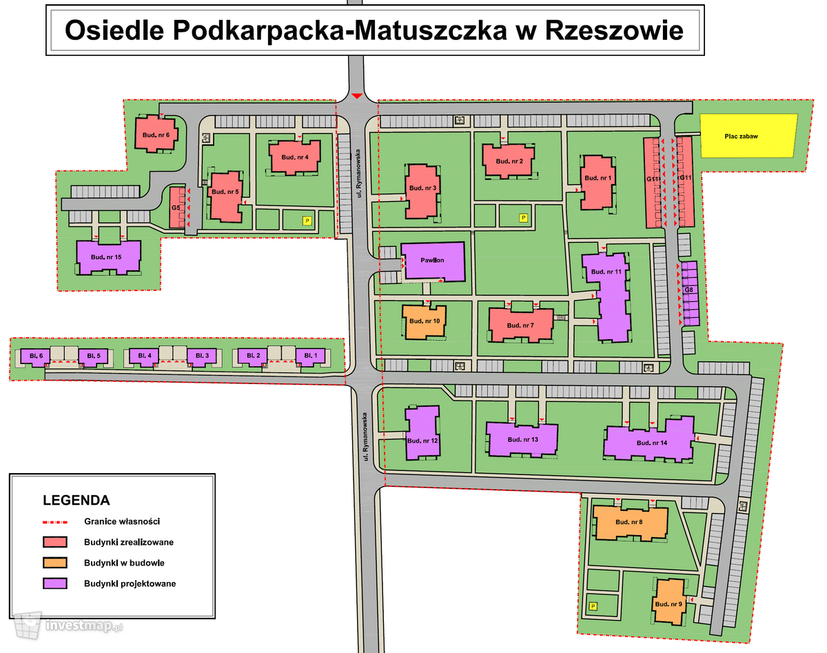 Wizualizacja [Rzeszów] Osiedle Podkarpacka - Matuszczaka, ul. Rymanowska dodał Damian Daraż 