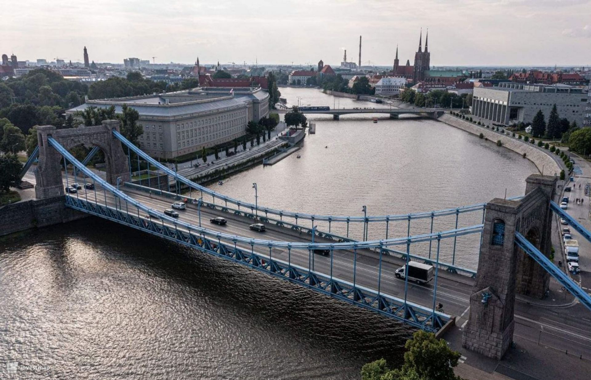 Remont zabytkowego mostu Grunwaldzkiego we Wrocławiu