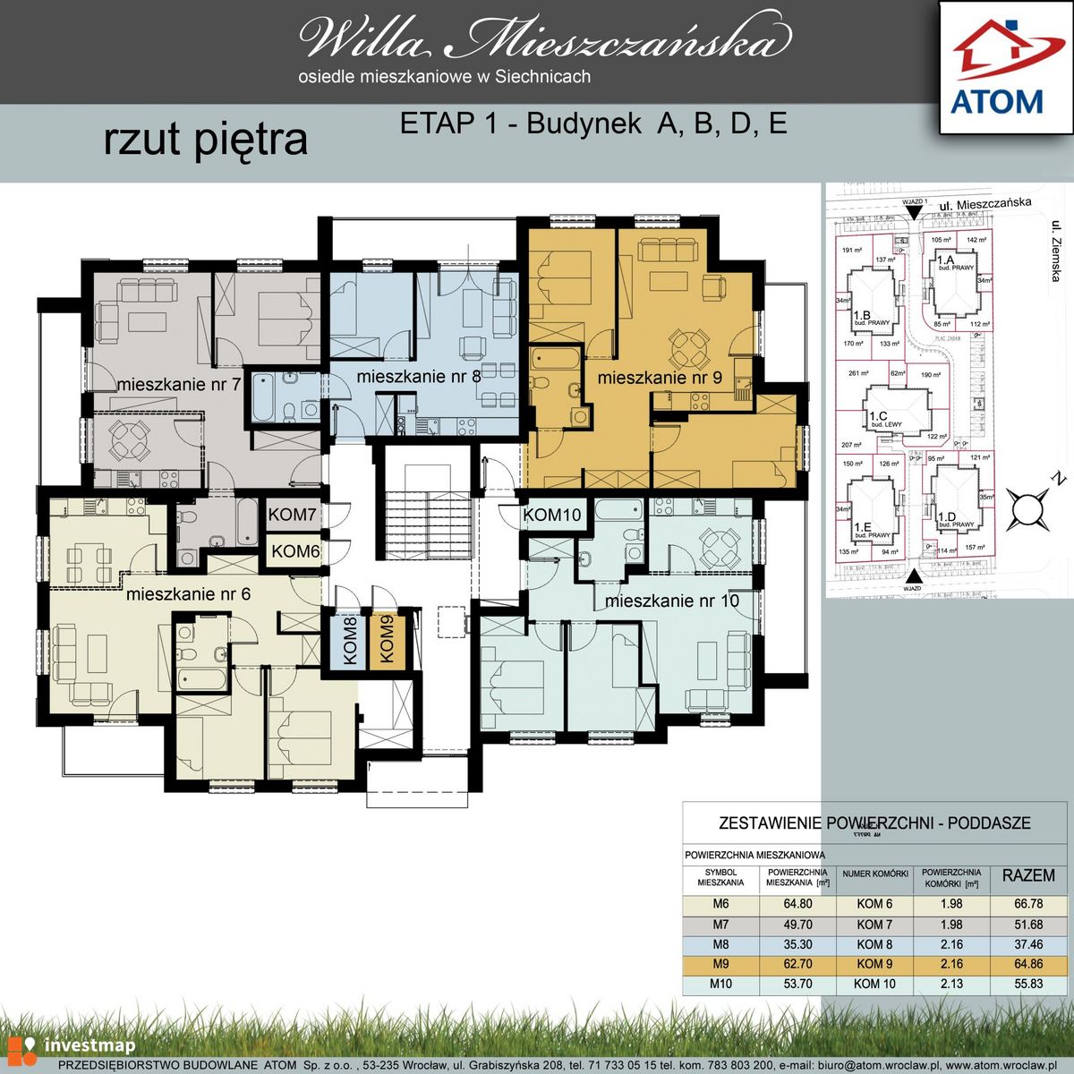 Wizualizacja [Siechnice] Osiedle "Willa Mieszczańska" dodał atom 