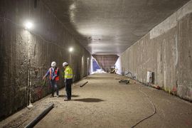 Konstrukcja tunelu tramwajowego do Dworca Zachodniego prawie gotowa [FILM+ZDJĘCIA]