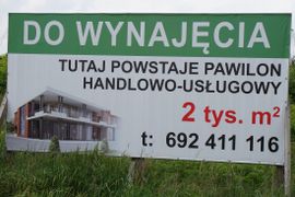 [Kraków] Pawilon handlowy, ul. Półłanki