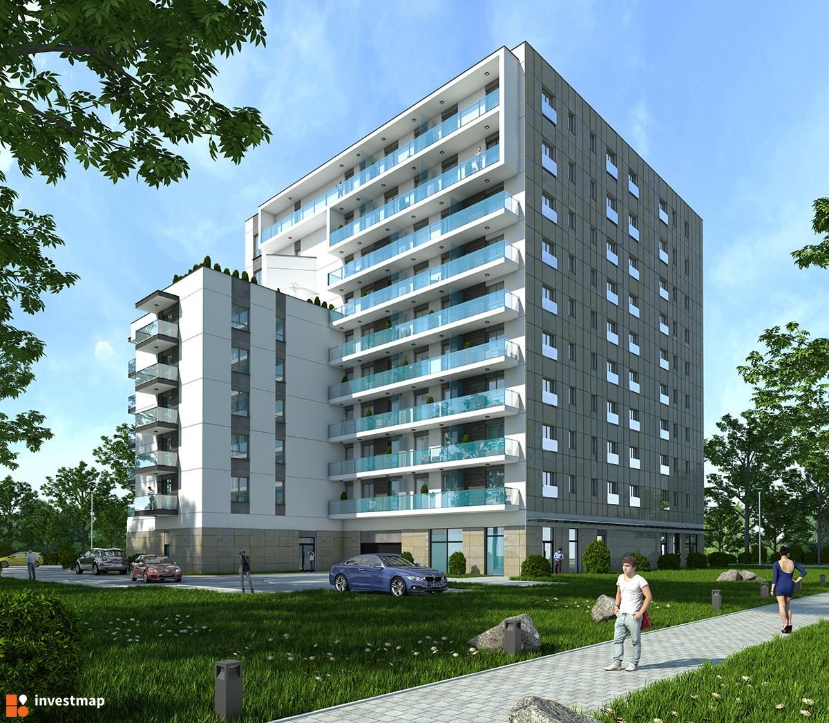 Wizualizacja [Warszawa] Budynek wielorodzinny " Apartamenty Bielańskie" dodał Jan Hawełko 
