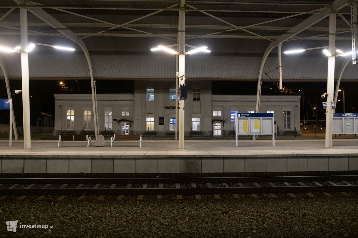 Zdjęcie Dworzec Kolejowy Łódź Widzew fot. Jakub Zazula 