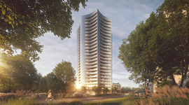 Słynne modernistyczne osiedle w Katowicach powiększy się o kolejny wieżowiec [FILM+WIZUALIZACJE]