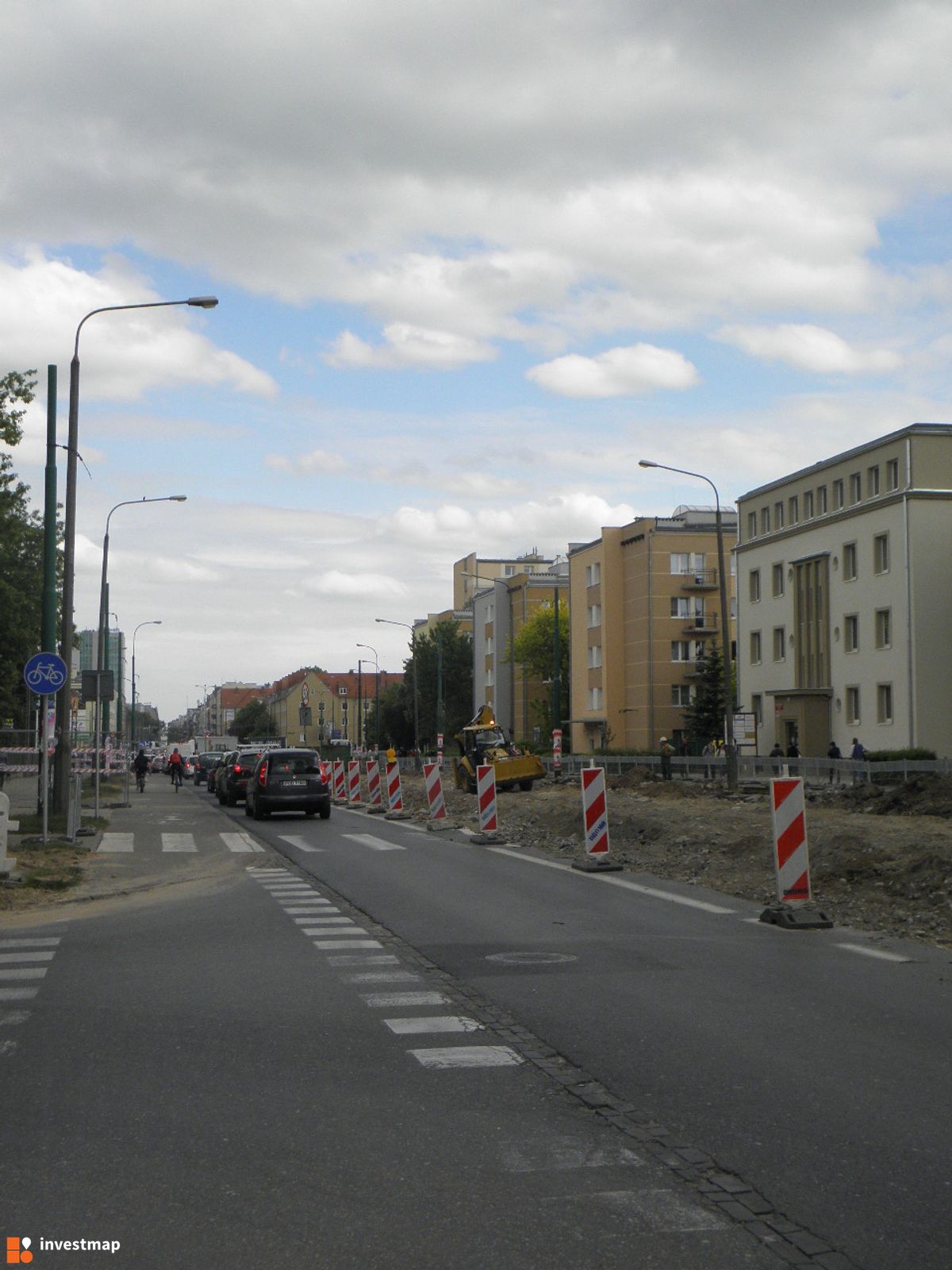 Zdjęcie [Poznań] Ul. Dąbrowskiego (remont odcinka śródmiejskiego) + rynek Jeżycki fot. PieEetrek 