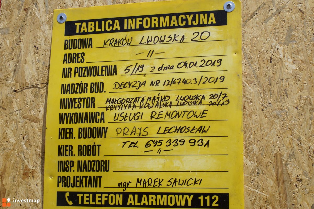 Zdjęcie [Kraków] Remont Kamienicy, ul. Lwowska 20 fot. Damian Daraż 
