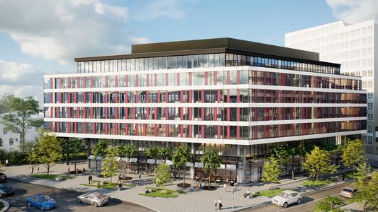 Warimpex buduje w Krakowie nowy biurowiec Mogilska 35 Office [ZDJĘCIA + WIZUALIZACJE]