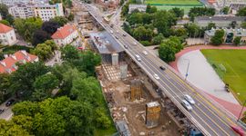 W centrum Warszawy trwa przebudowa wiaduktów Trasy Łazienkowskiej [FILM + ZDJĘCIA]
