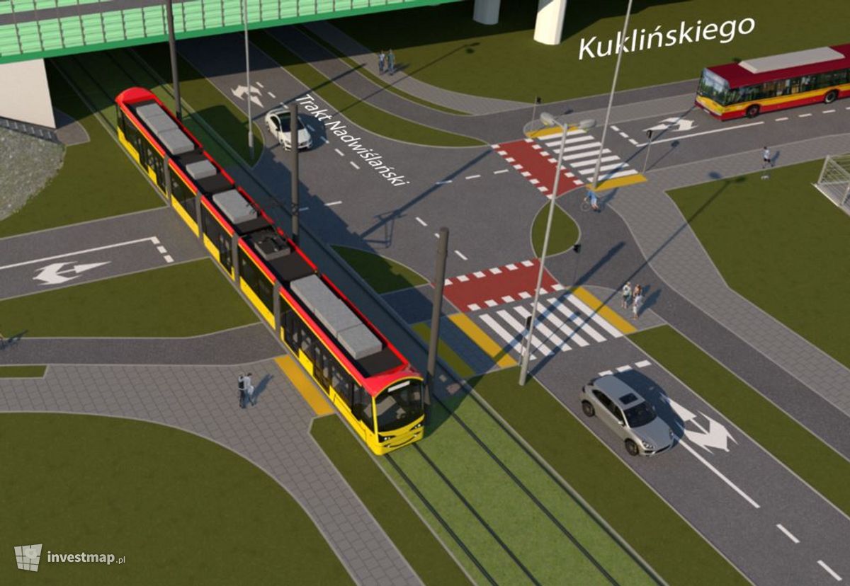 Wizualizacja Trasa tramwajowa przez Żerań na Tarchomin dodał Orzech 