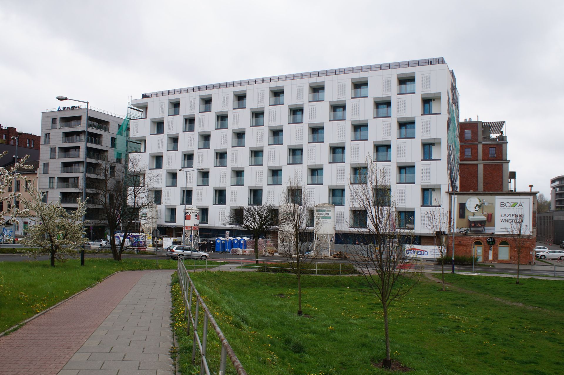 Kraków: Trwa budowa budynku wielorodzinnego Zabłocie Concept House II 