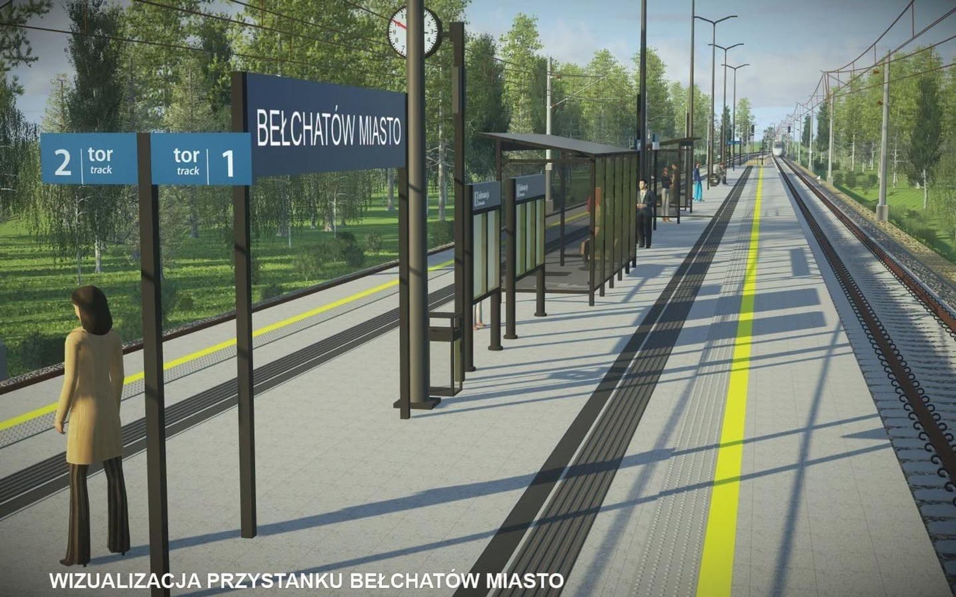 Łódzkie: Ponad 660 mln zł na powrót kolei do Bełchatowa. PKP PLK ogłosiły przetarg na modernizację i wydłużenie linii kolejowej nr 24
