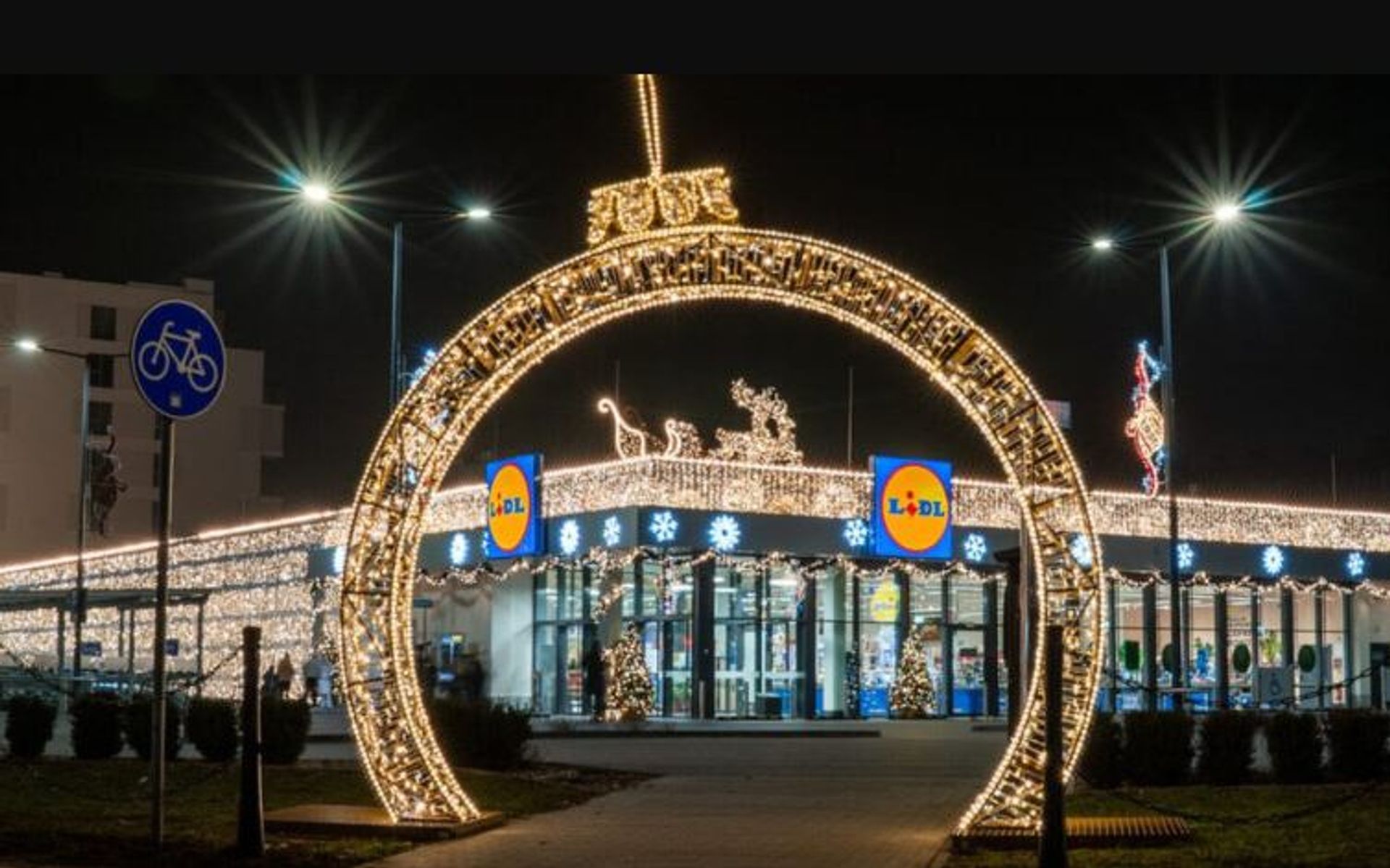 To najbardziej świąteczny Lidl w Polsce